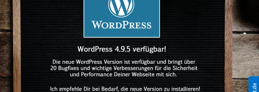 WordPress 4.9.5